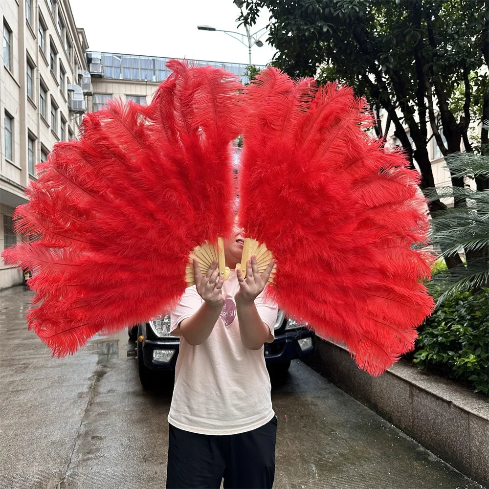 130CM Ostrich Feather Fans