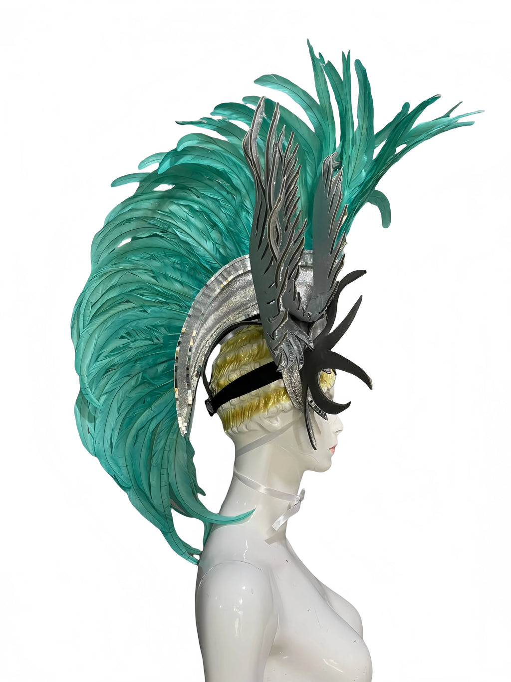 The Stardust Luminary – Premium Feathered Carnival & Samba Halo Headdress