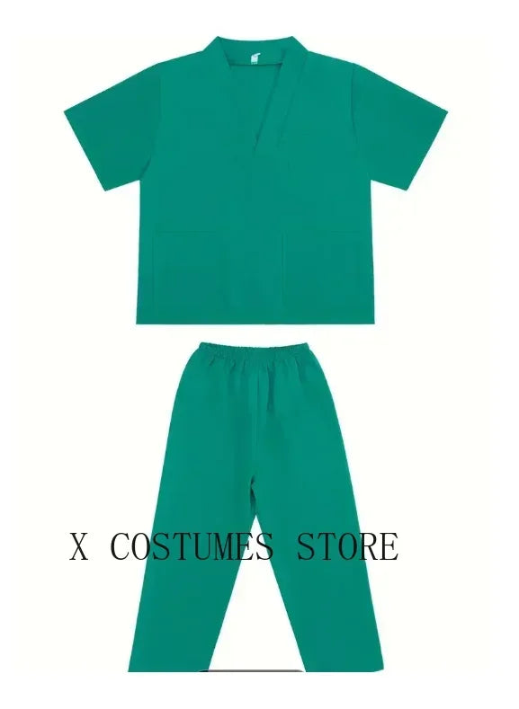Kids Doctor Nurse Cosplay Costume – Surgical Uniform Role Play Outfit