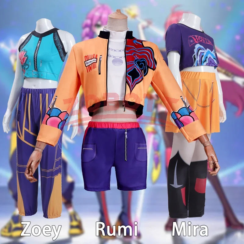 Girls Zoey Rumi Mira Cosplay Costume – Stage Performance Outfit