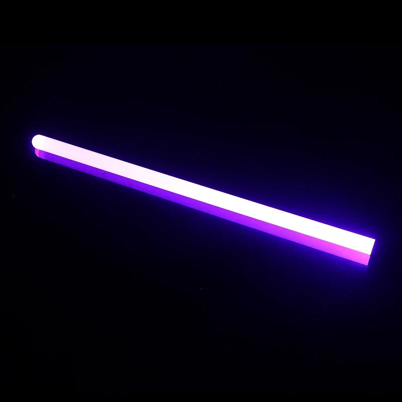 RGB Metal Lightsaber Rechargeable LED Cosplay Light Sword with Sound Effects