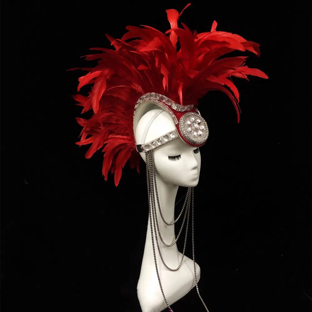 Mohawk Style Feather Headdress