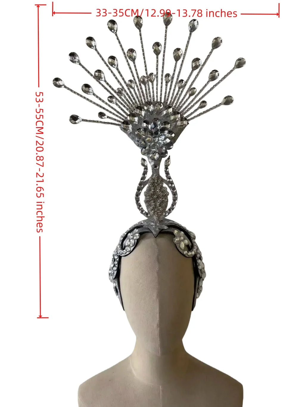 The Stardust Aurora – Premium Feathered Samba Carnival Headdress