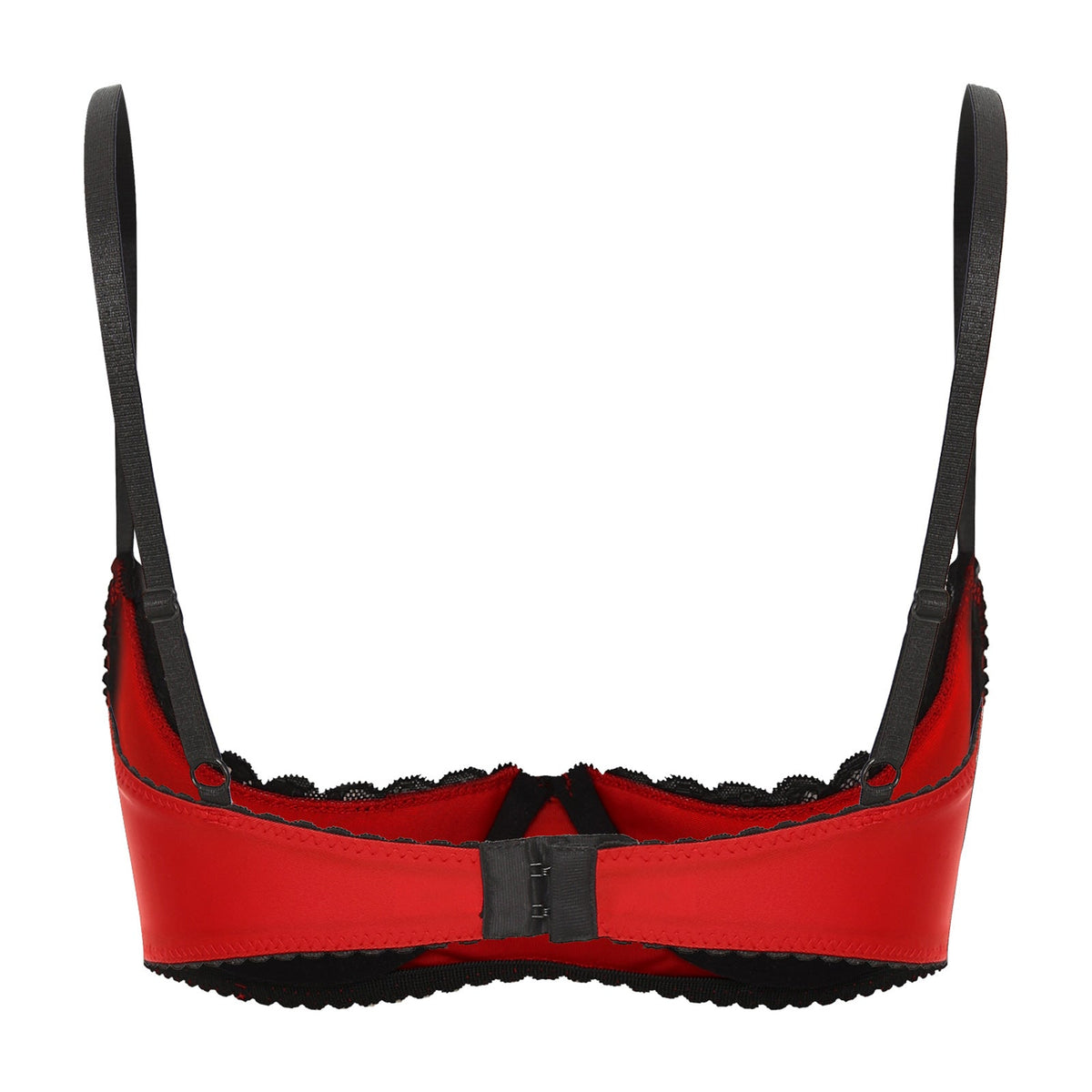 Lace Underwire Half-Cup Balconette Bra
