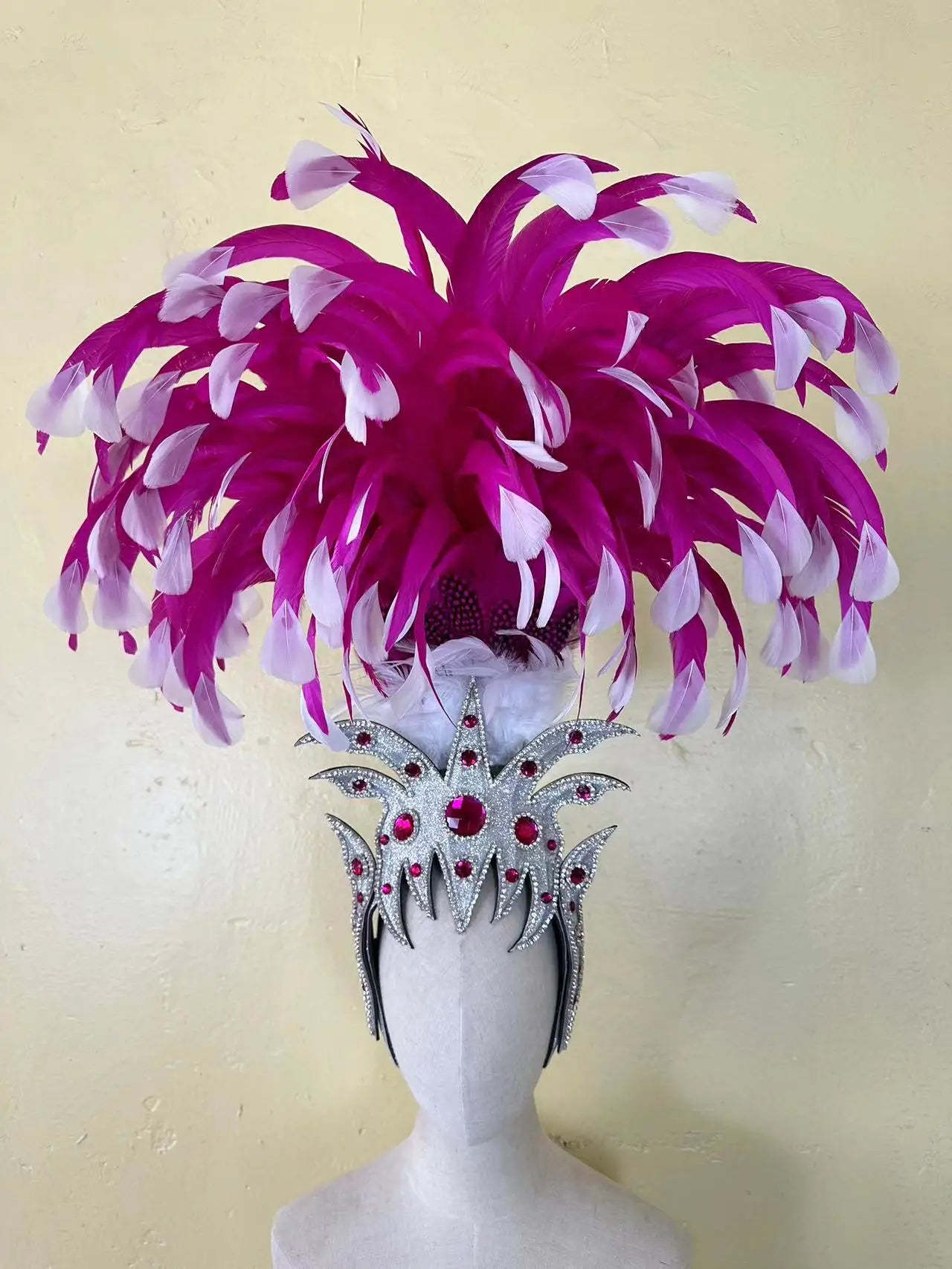 The Stardust Luminary Crown – Pink & Lavender Samba Carnival Headdress