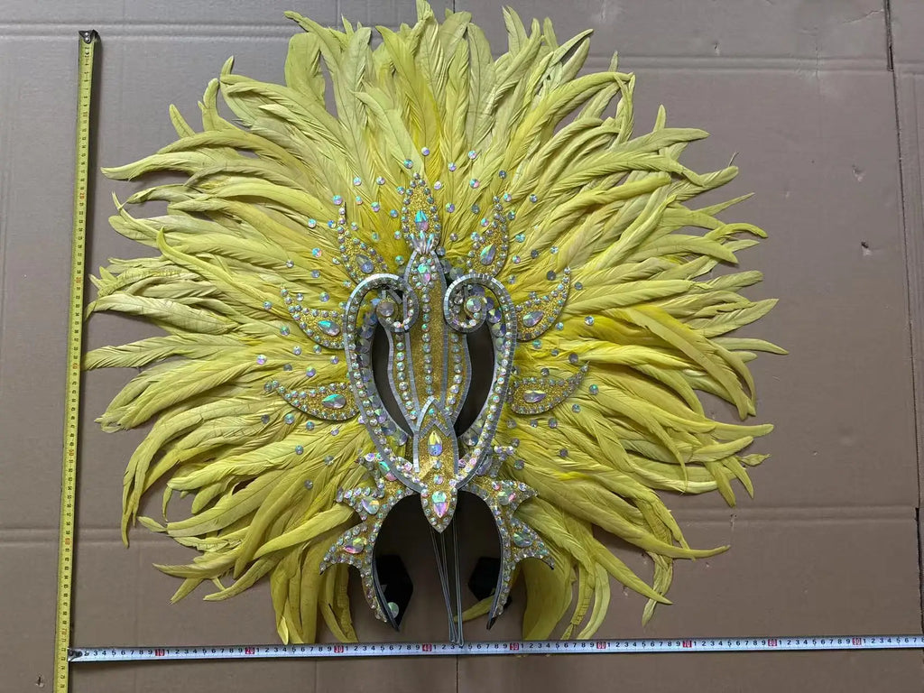 The Stardust Copacabana Feather Crown – Samba Parade Headdress