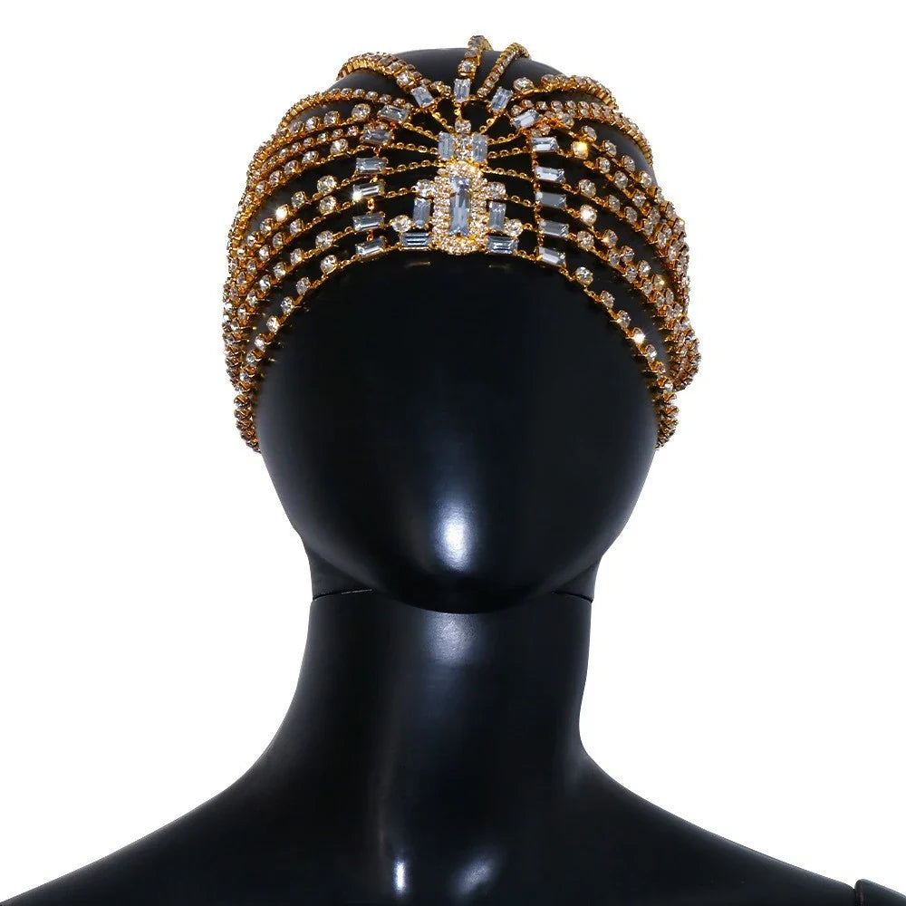 Crystal Hair Chain Headpiece Accessory