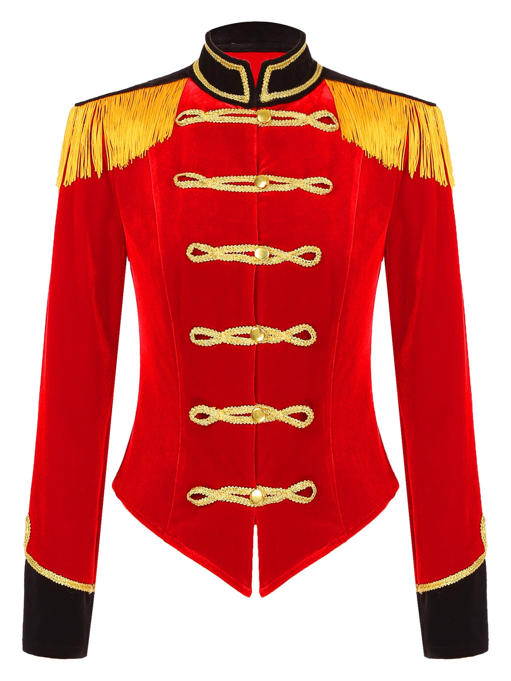 Women Circus Ringmaster Costume – Showman Tailcoat Jacket Outfit