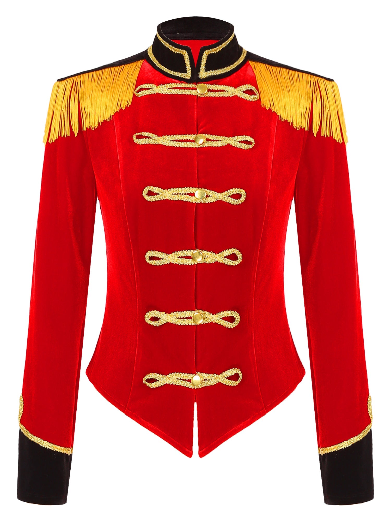 Women Circus Ringmaster Costume – Showman Tailcoat Jacket Outfit