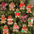 Candy Gingerbread Christmas Tree Ornament