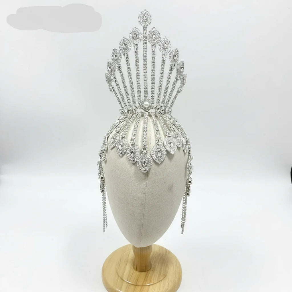 Rhinestone Showgirl Headpiece
