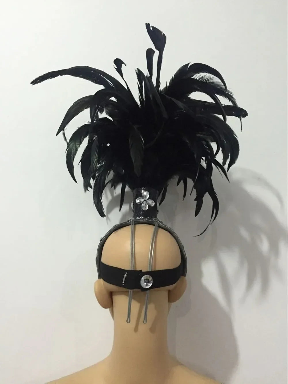The Stardust Empress – Deluxe Feathered Samba & Carnival Crown