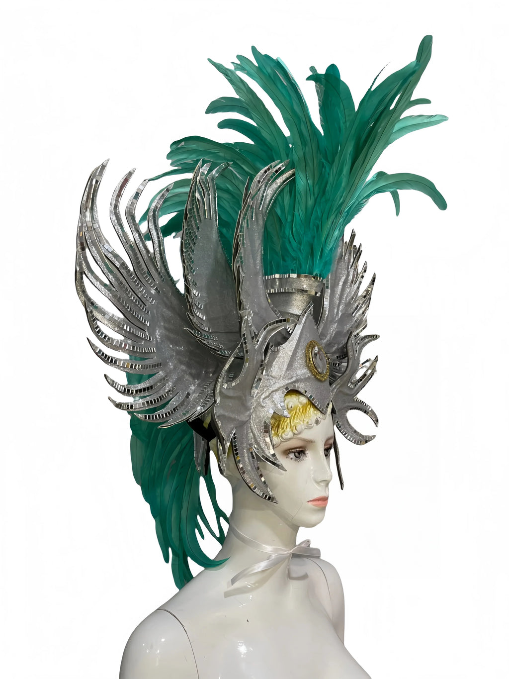The Stardust Luminary – Premium Feathered Carnival & Samba Halo Headdress