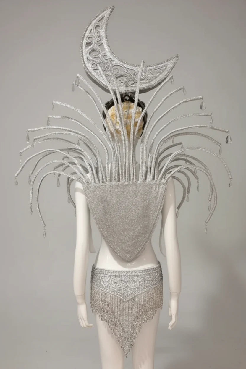 Celestial Moon & Star Feathered Performance Set