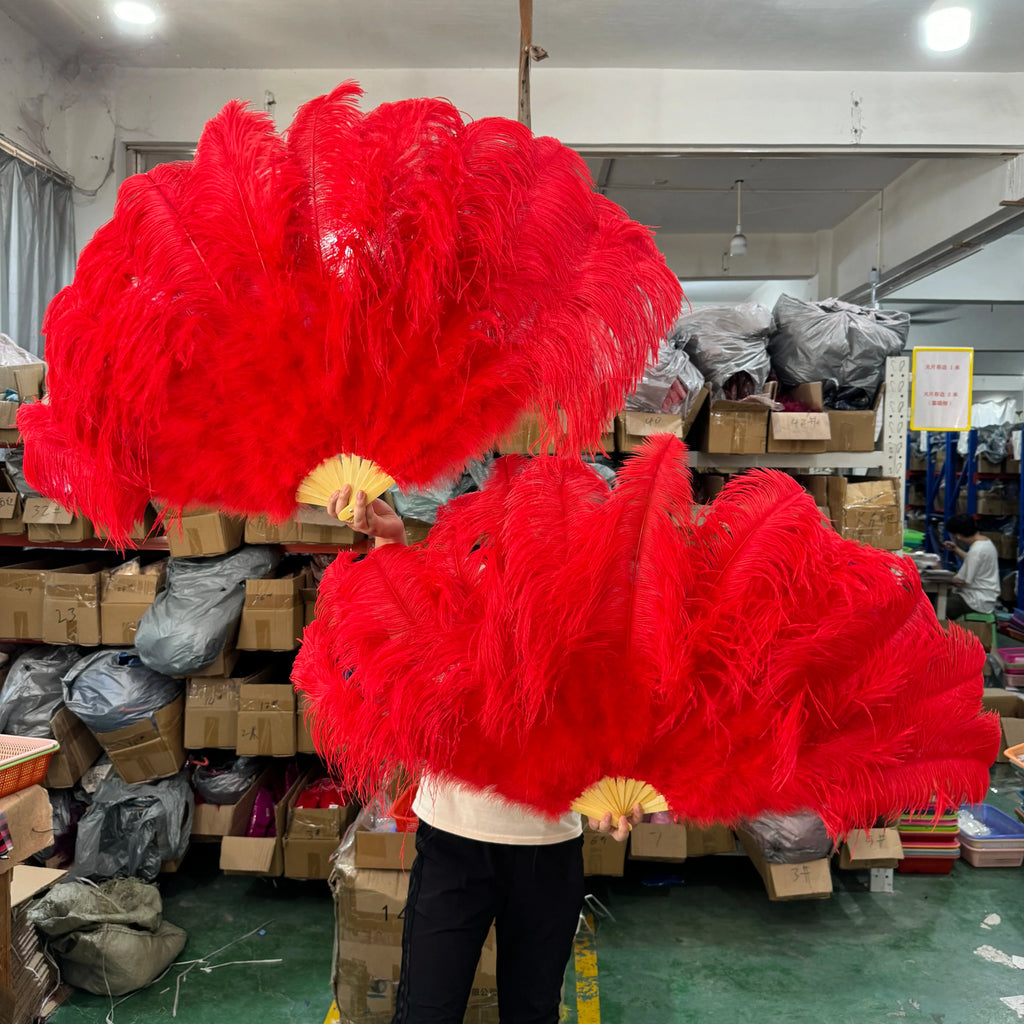 130CM Ostrich Feather Fans
