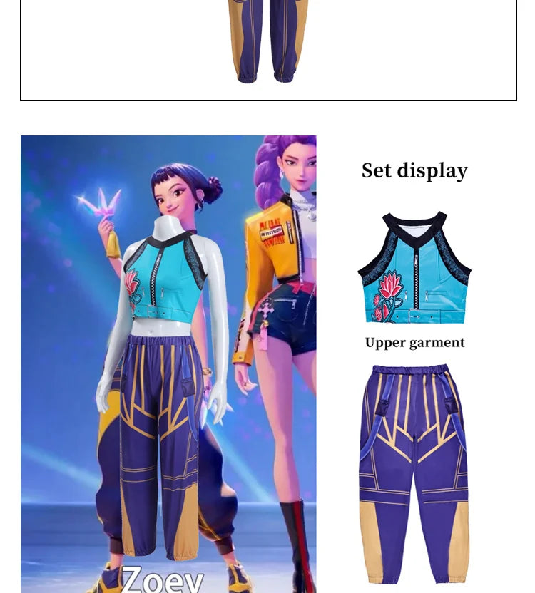 Girls Zoey Rumi Mira Cosplay Costume – Stage Performance Outfit
