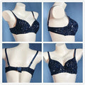 The Stardust Prism Sirena – Deluxe Beaded & Sequined Push-Up Belly Dance Bra Top