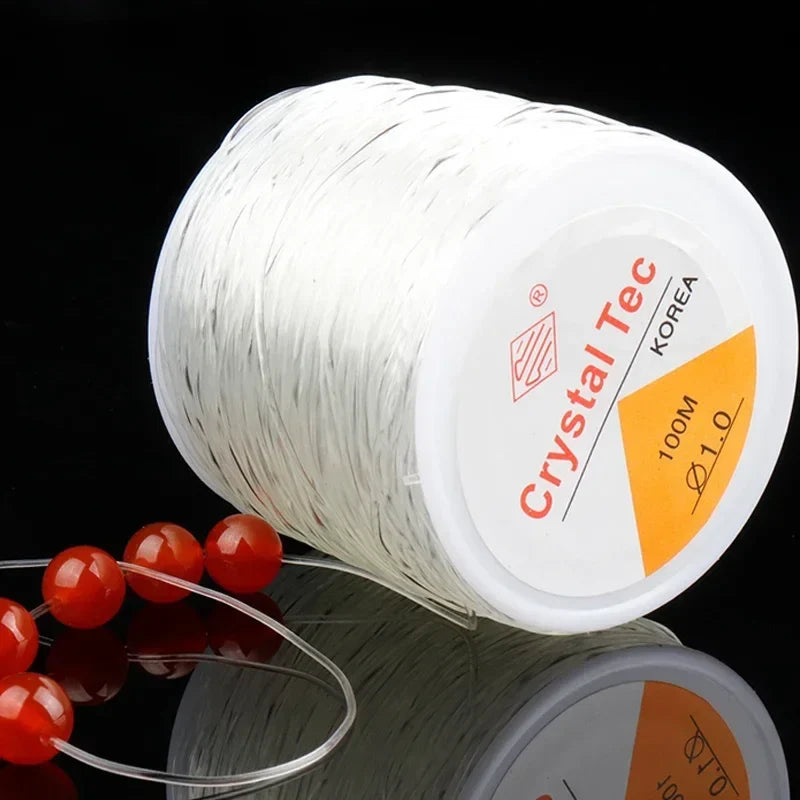 Strong Clear Elastic Stretch Jewelry Cord for Beading & Crafting
