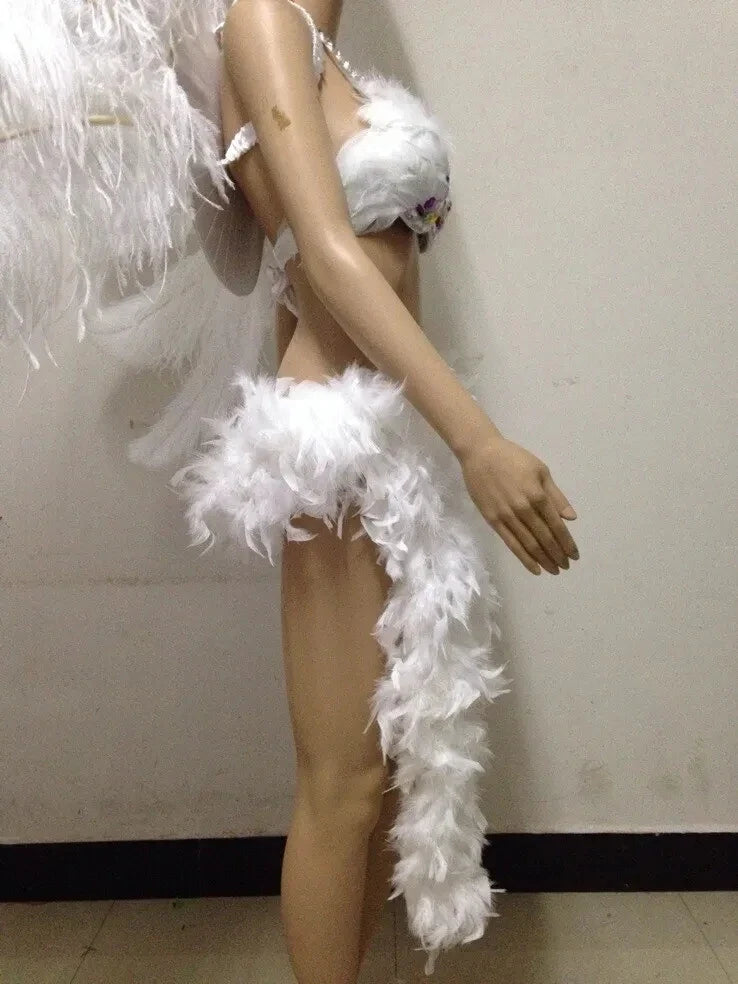 The Stardust Victoria Sovereign – Deluxe Angel Feather Wing & Headdress Stage Costume Set
