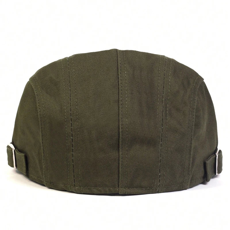 British Newsboy Flat Cap for Casual Vintage Outdoor Style