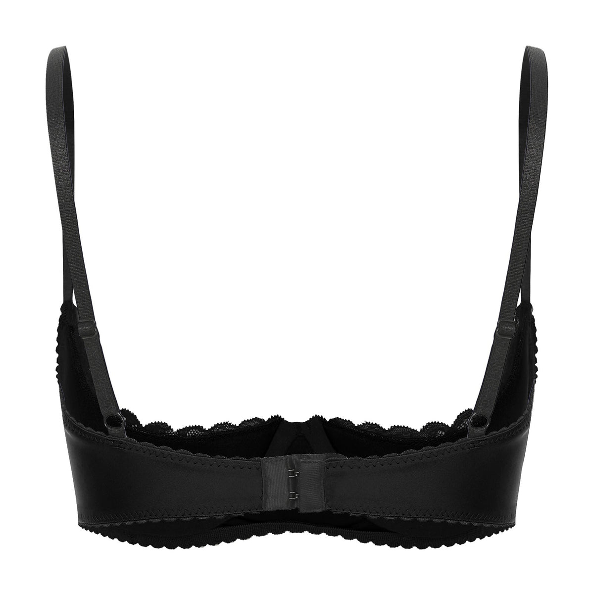 Lace Underwire Half-Cup Balconette Bra