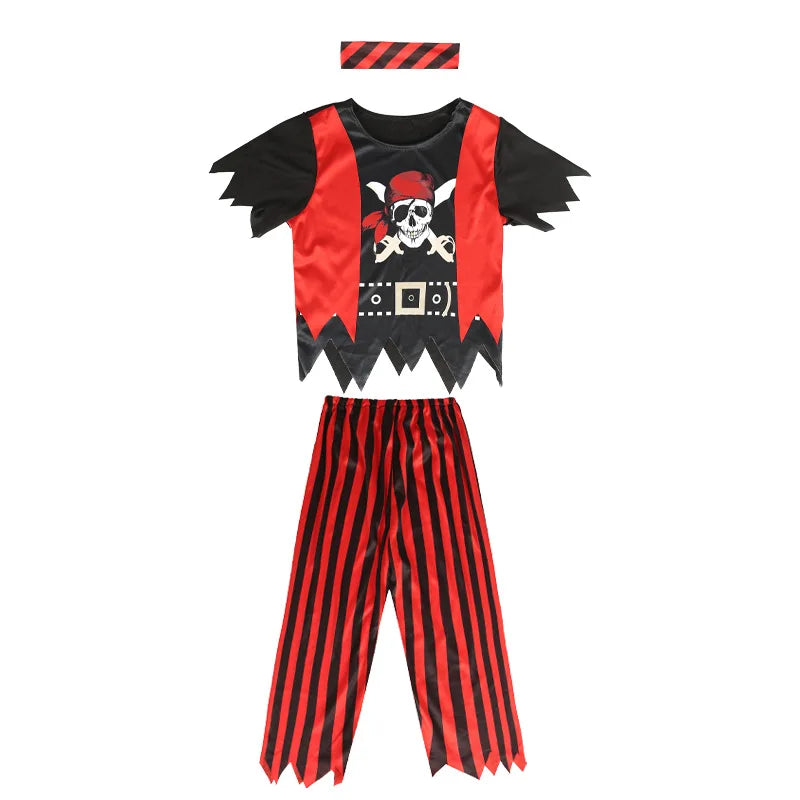 Kids Pirate Captain Costume Set – Adventure Dress Up Outfit