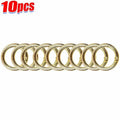 Metal Spring O-Ring Snap Clasp Clips for Bags, Keychains & DIY Crafts