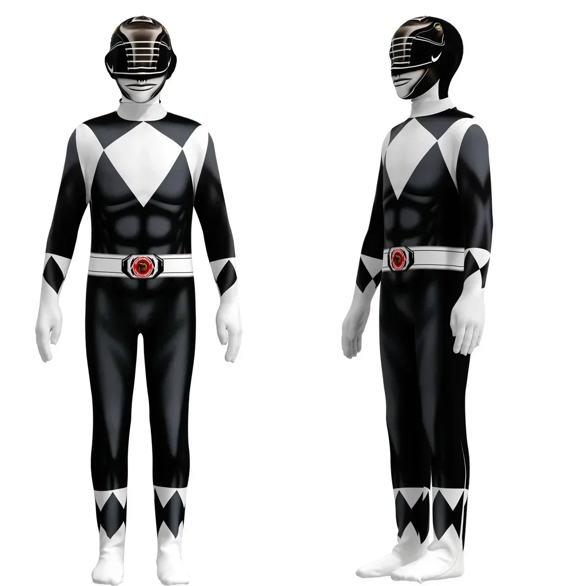 Power Samurai Sentai Rangers Costume – Superhero Cosplay Jumpsuit