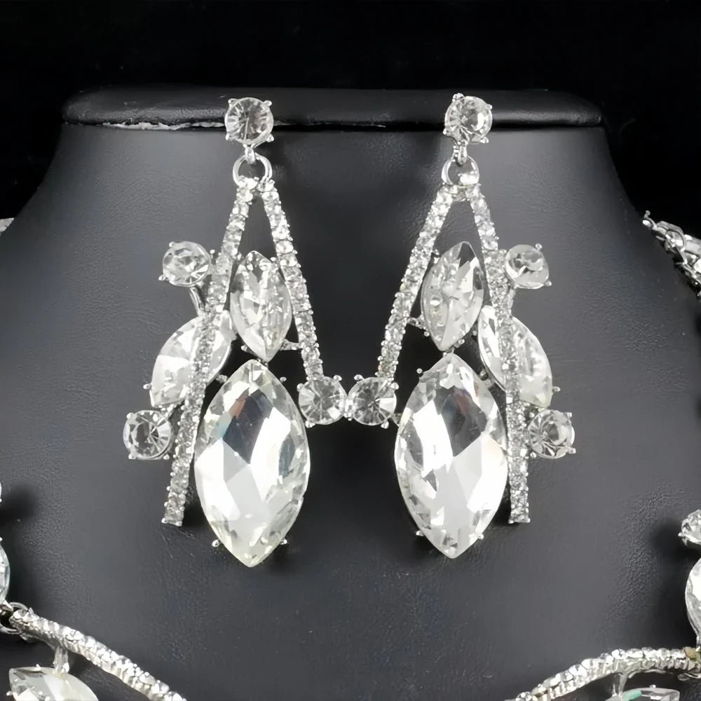 Crystal Statement Jewelry Set