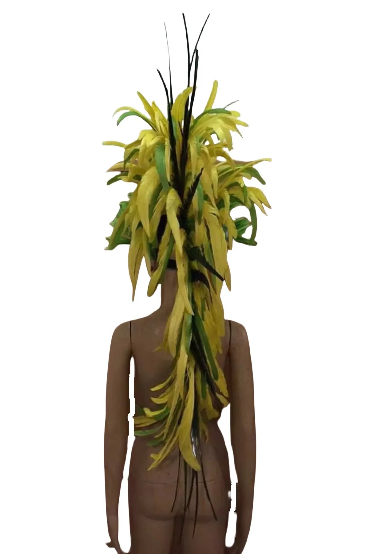 The Stardust Luminary – Premium Feathered Carnival & Samba Halo Headdress