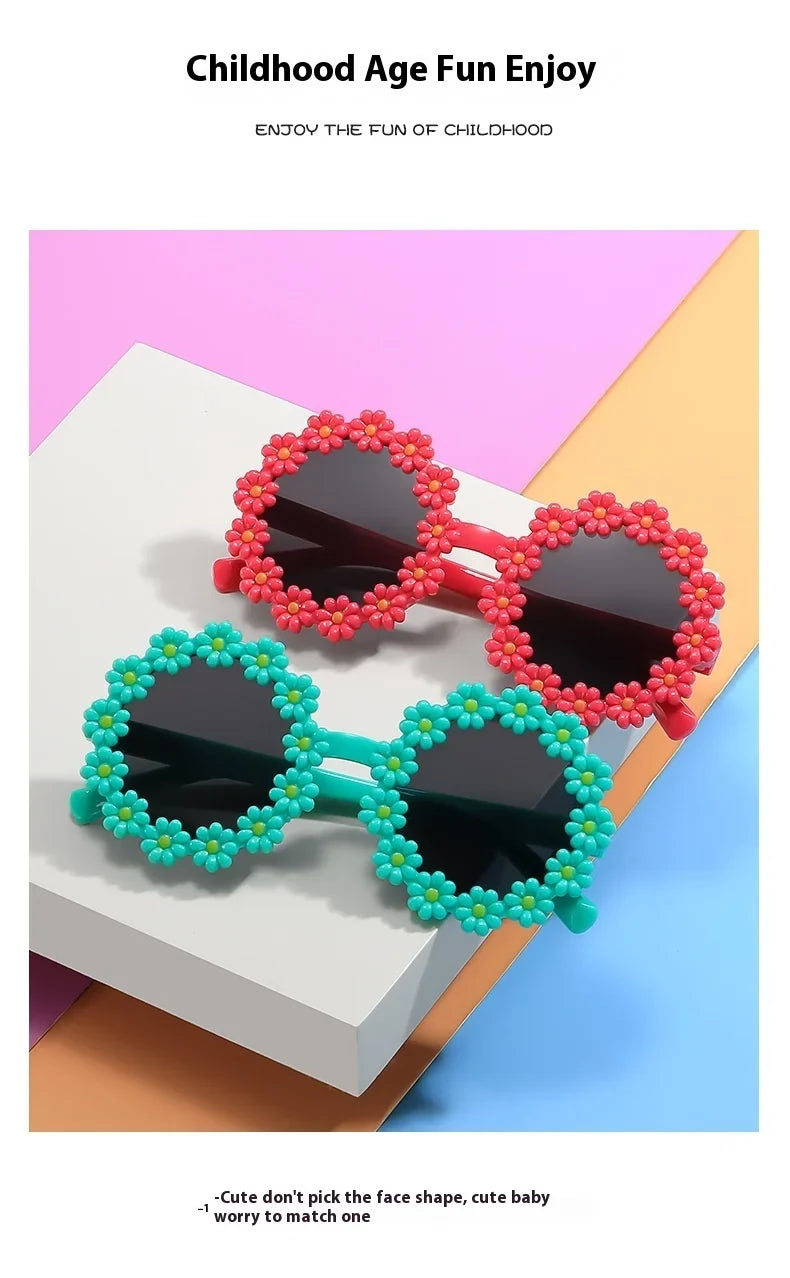 Kids Daisy Flower UV400 Sunglasses for Boys & Girls