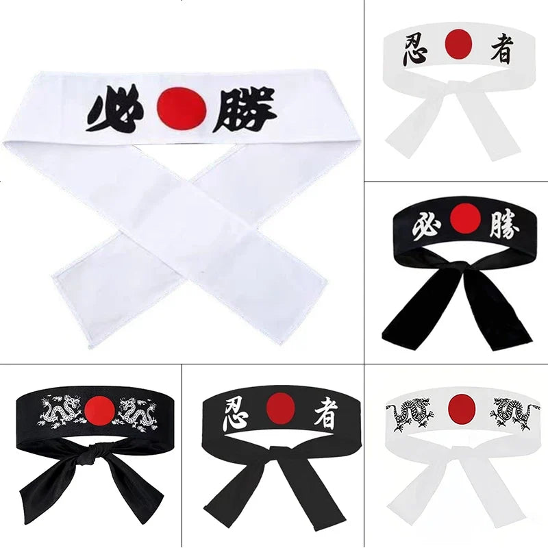 Japanese Hachimaki Samurai Sports Headband