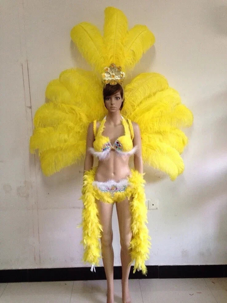 The Stardust Victoria Sovereign – Deluxe Angel Feather Wing & Headdress Stage Costume Set