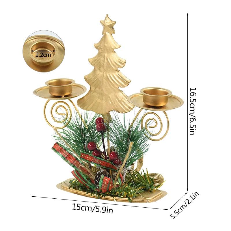 Iron Christmas Candle Holders, 9 Designs