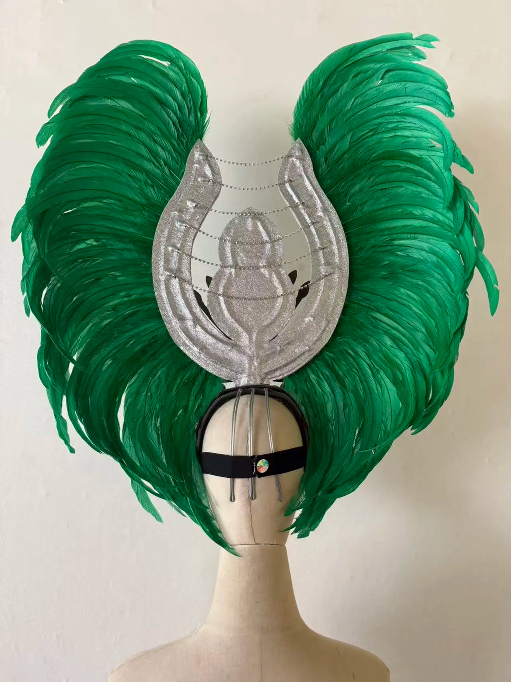 The Stardust Aurora Feather Headdress – Light Purple Cabaret & Carnival Crown