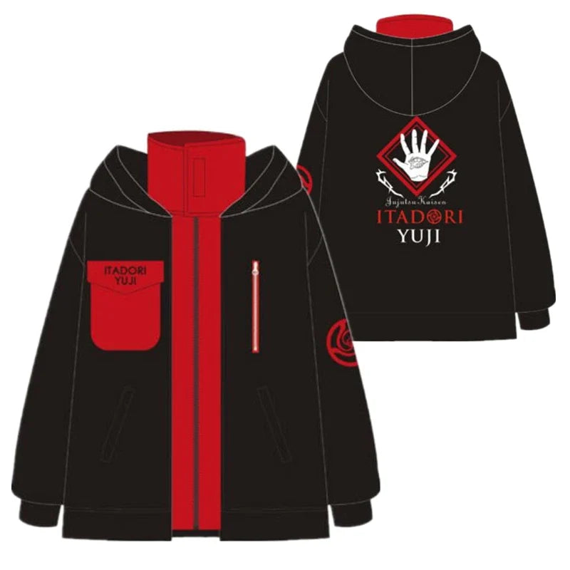 Jujutsu Kaisen Gojo Satoru & Yuji Itadori Cosplay Hoodie
