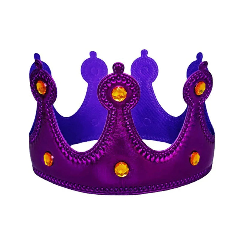 King Prince Cape Cosplay Costume with Crown – Royal Cloak Set