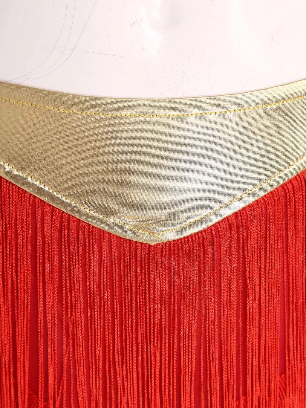 Women Cleopatra Egyptian Queen Cosplay Costume Belly Dancing Indian Dance Tassel Skirt Built-in Briefs for Halloween Carnival