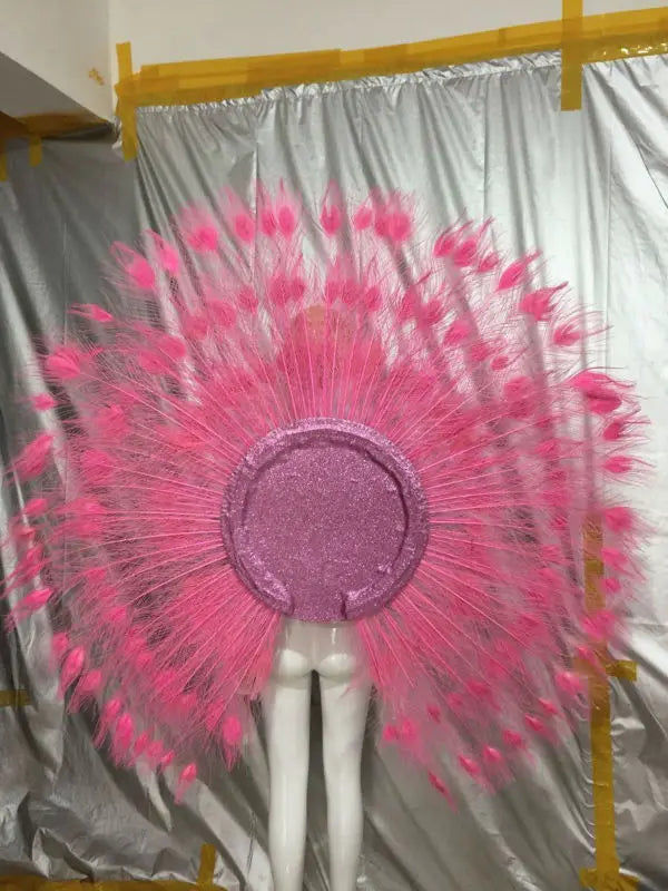 The Stardust Victoria Cabaret – Deluxe Angel Feather Wing & Headdress Stage Costume Set