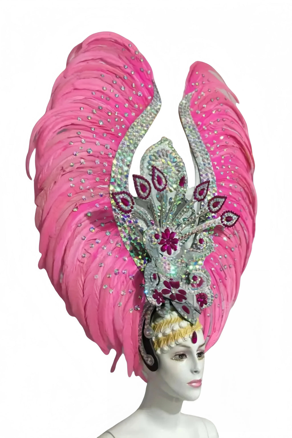 The Stardust Luminary – Premium Feathered Carnival & Samba Halo Headdress