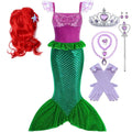 Kids Little Mermaid Ariel Princess Costume Dress – Cosplay Party Outfit