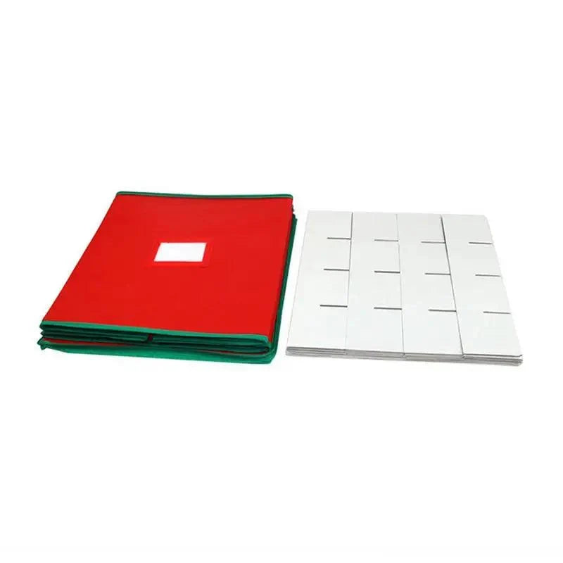 Red Christmas Compartment Storage Container