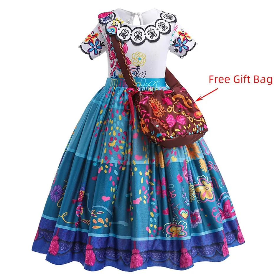 Kids Princess Costume Dress for Girls Cosplay Parties