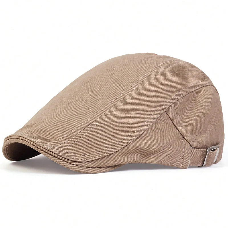 British Newsboy Flat Cap for Casual Vintage Outdoor Style