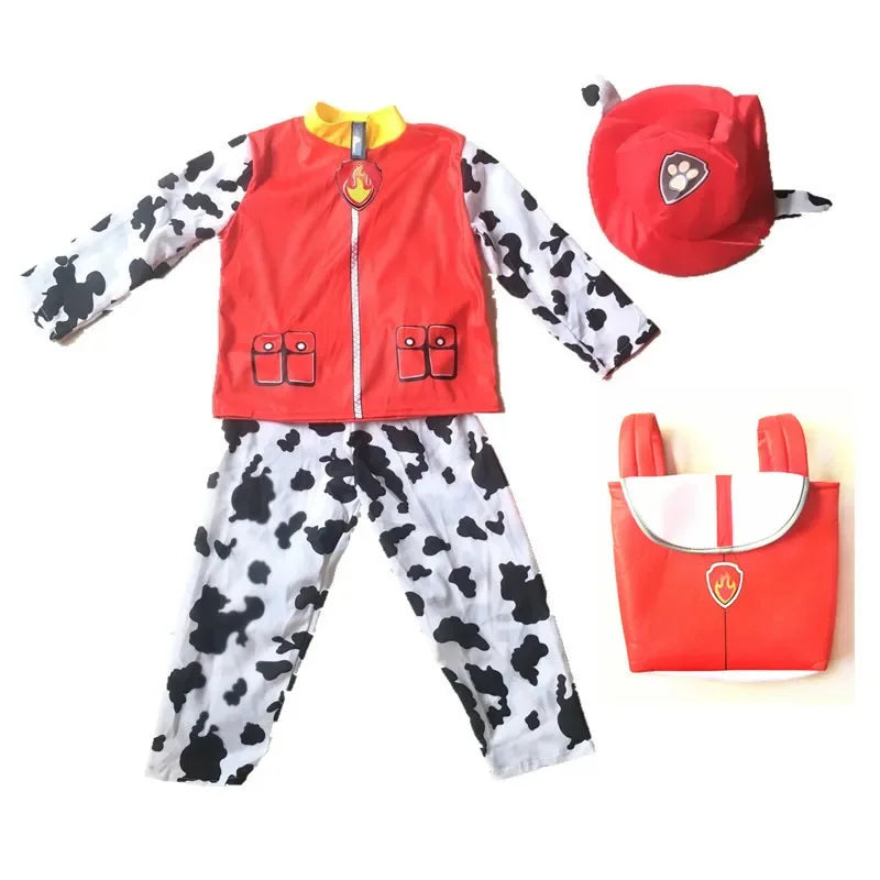 Kids Dog Patrol Cosplay Costume Set – Cartoon Uniform Outfit