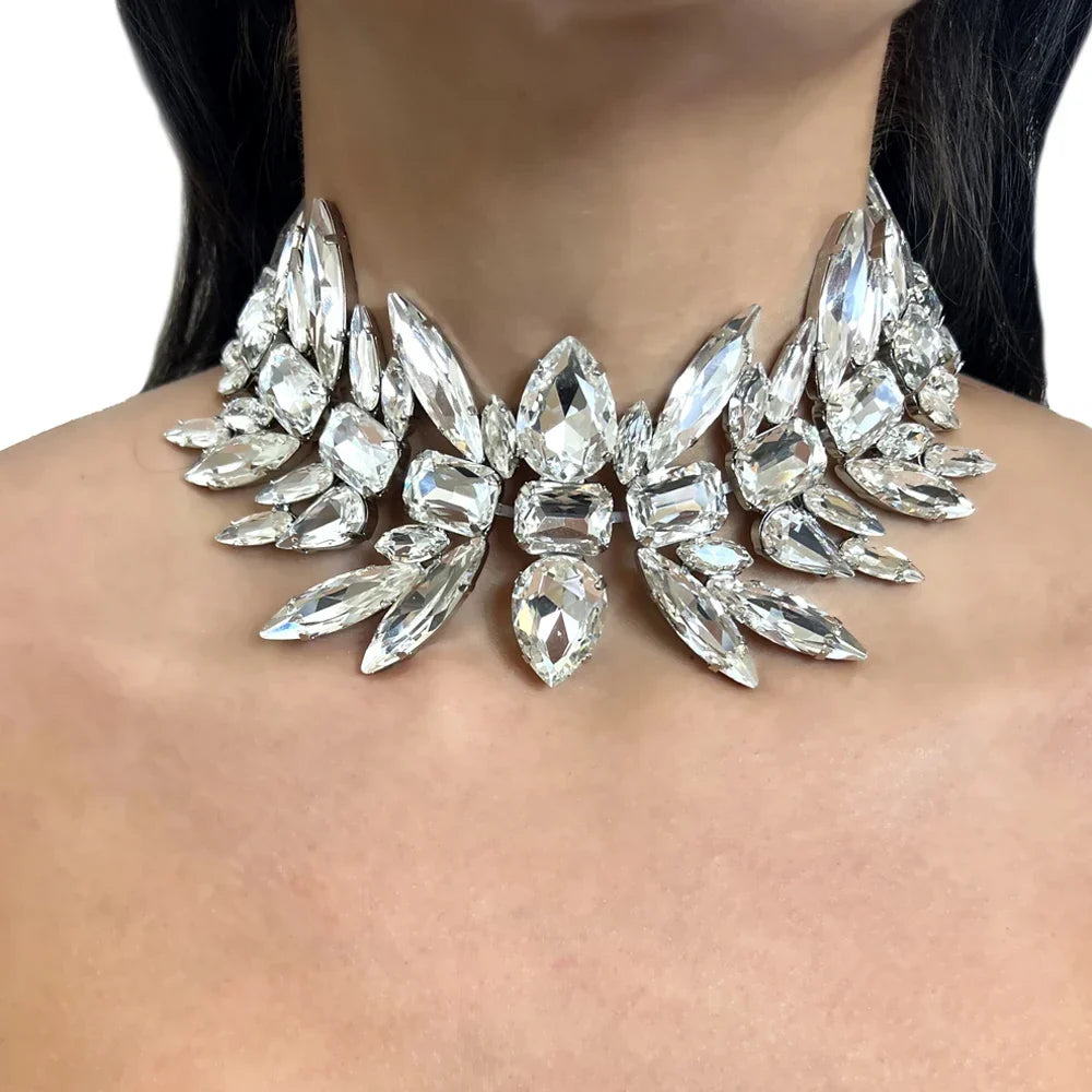 Crystal Rhinestone Choker Necklace