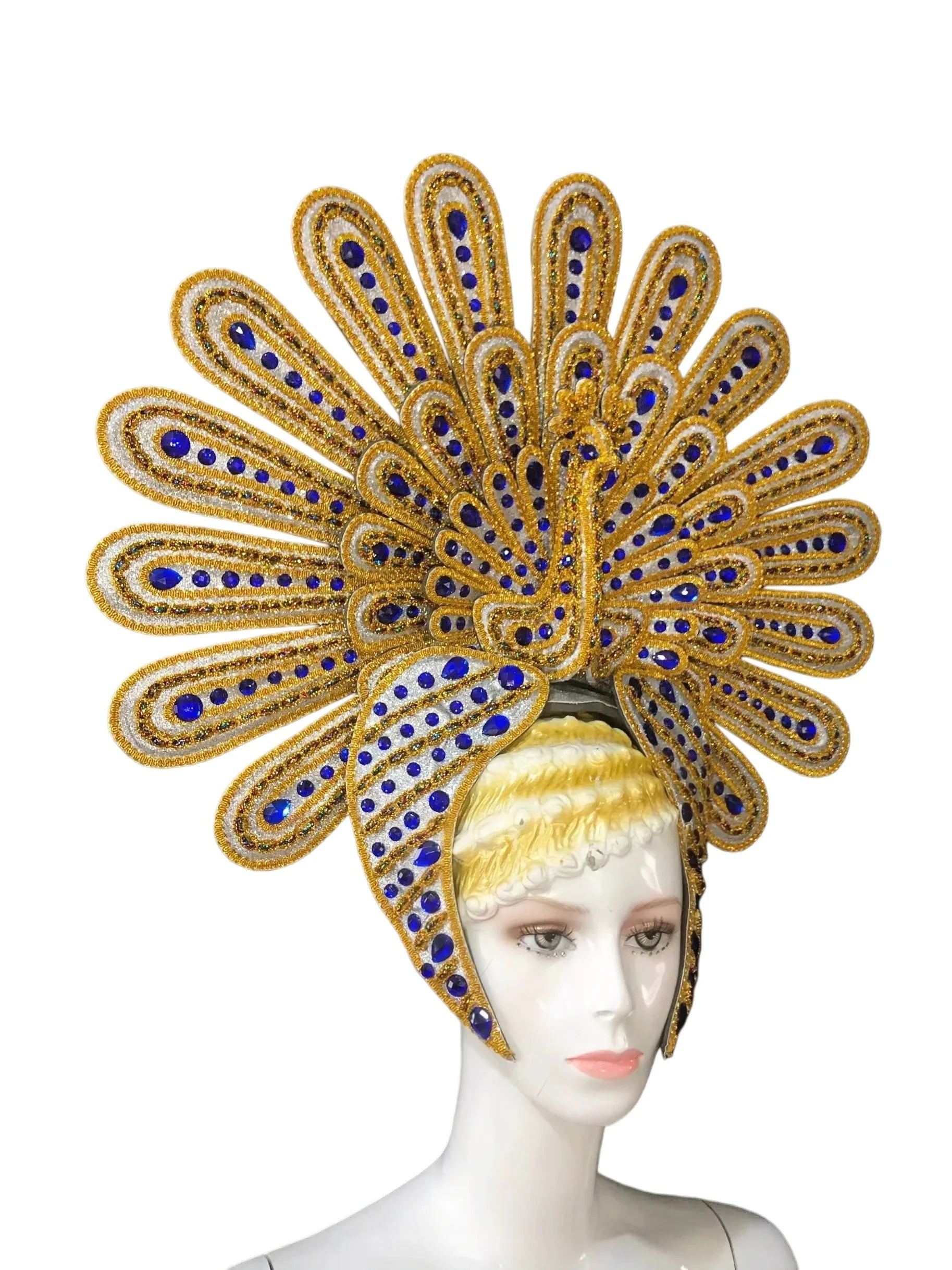 Brazil Rio Spanish Cuba Santiago Havana Venice Dionysia carnival Float Mask dress masque ball costume samba Golden Crown