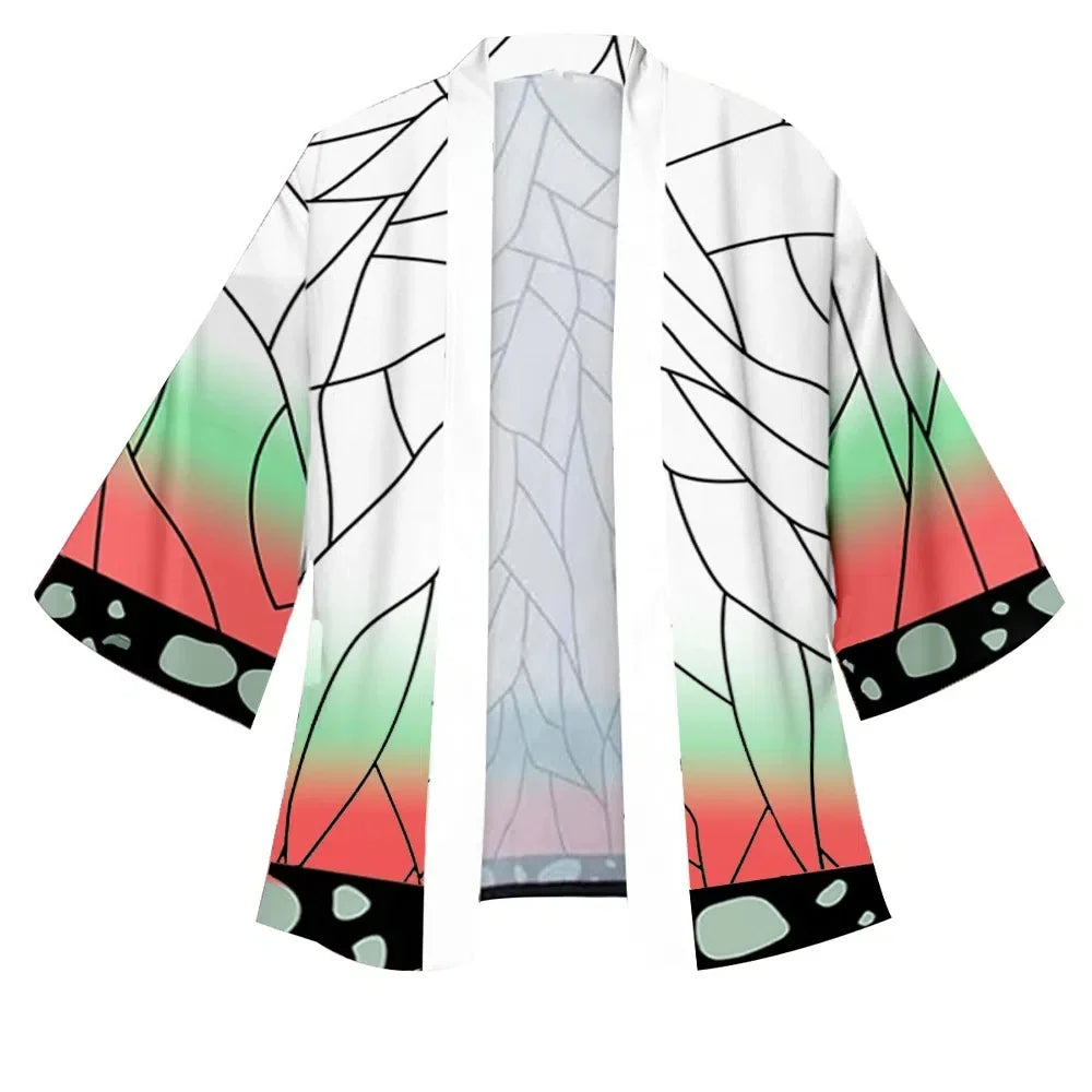 Tanjiro & Zenitsu Anime Cosplay Costume – Kimono Haori Outfit