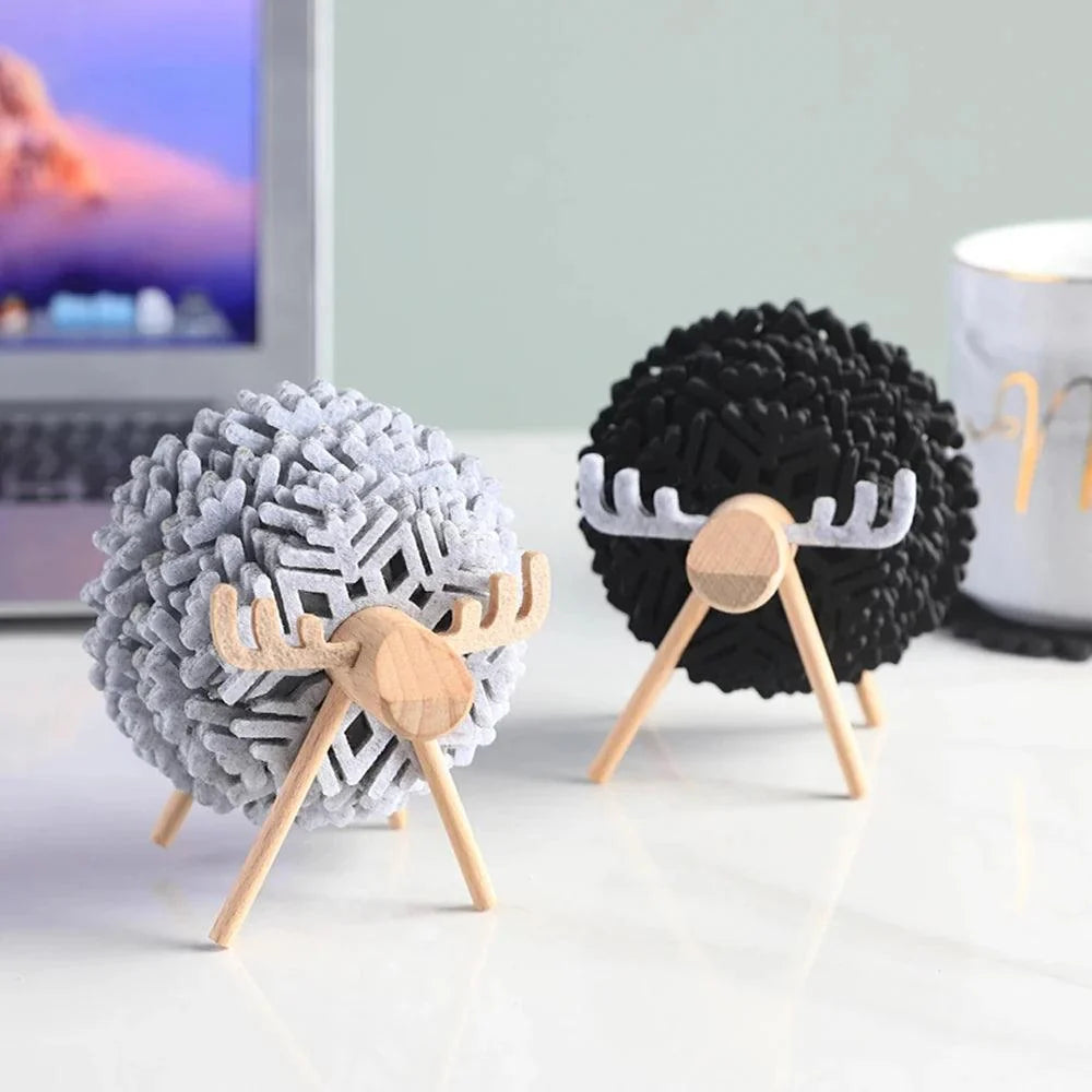 Round Coasters Table Decor