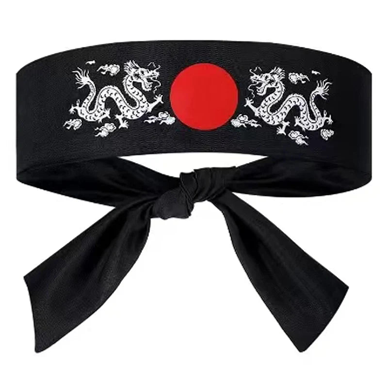 Japanese Hachimaki Samurai Sports Headband